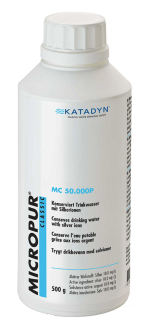 Katadyn Micropur Classic MC 50'000P wasserdesinfektionspulver, 500g