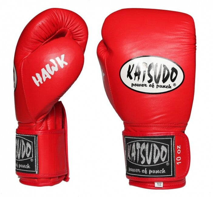 Katsudo Hawk Boxhandschuhe, rot