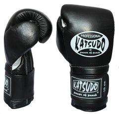 Katsudo Profesional Boxhandschuhe, schwarz