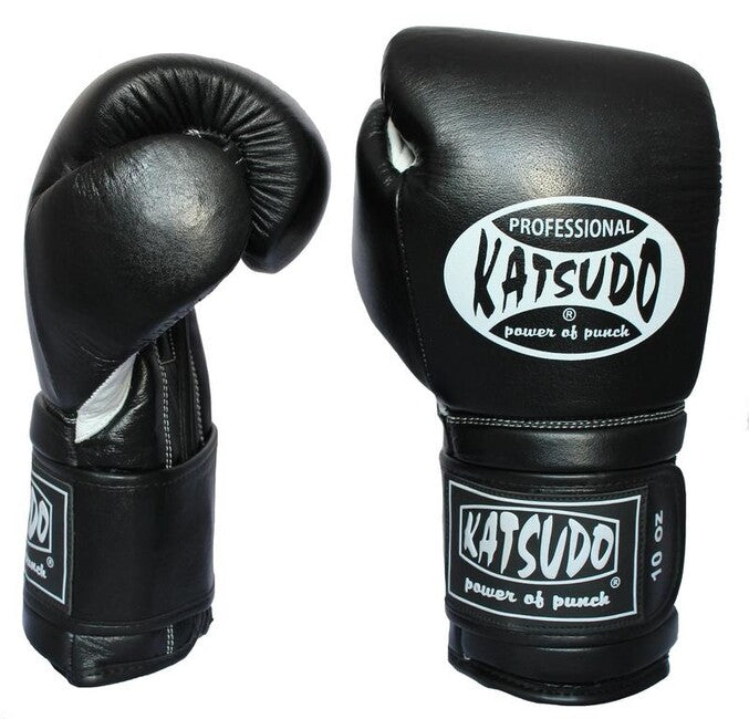 Katsudo Profesional Boxhandschuhe, schwarz