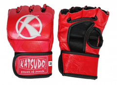 Katsudo Challenge γάντια MMA, κόκκινα