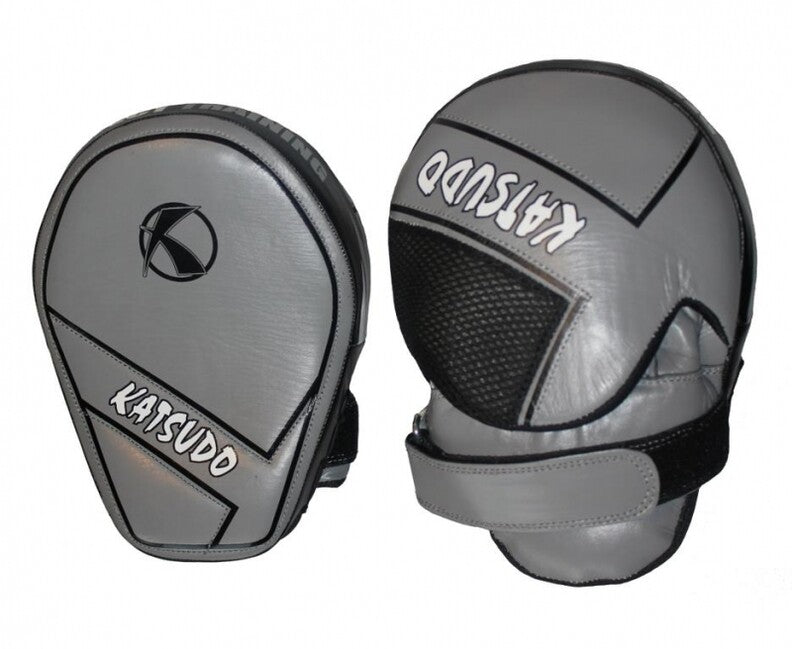 Katsudo Perfect Boxpratzen, 1 Paar, schwarz-grau