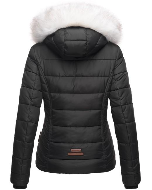 Navahoo KHINGAA´S damen Winterjacke mit Kapuze, schwarz