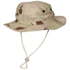 MFH Amerikanischer Hut GI Bush Rip Stop mit Kordelzug 3 in. desert
