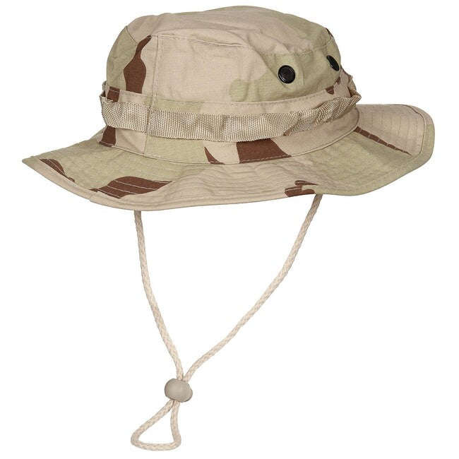 MFH Amerikanischer Hut GI Bush Rip Stop mit Kordelzug 3 in. desert