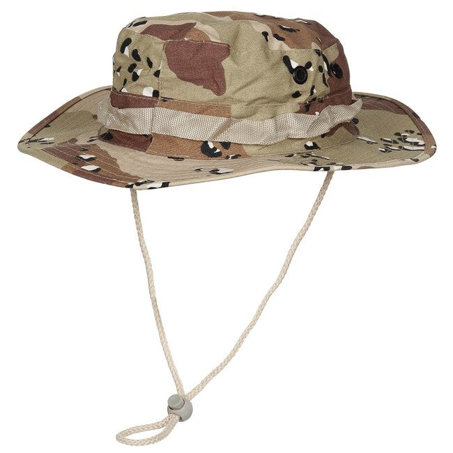 MFH Amerikanischer Hut GI Bush Rip Stop mit Kordelzug, 6 in. desert