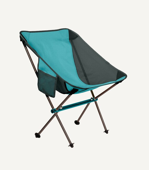Klymit Ridgeline kurzer Campingstuhl, blau
