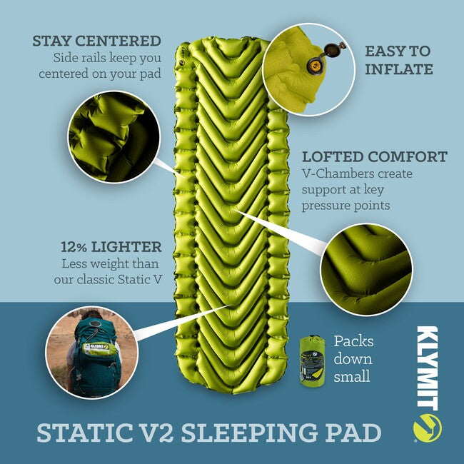 Klymit karimatka Static V2, grün