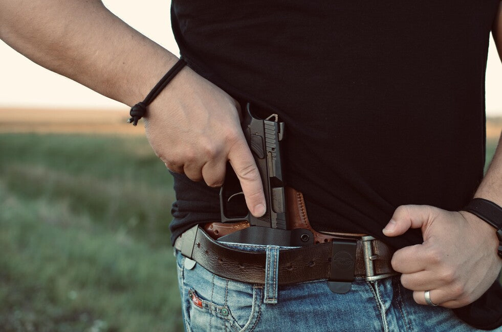 Falco Hybrid IWB Kydexholster zum verdecktem Tragen Glock 19, braun