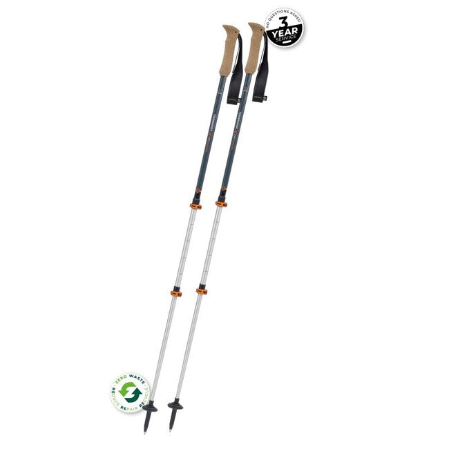 Komperdell Ridgehiker Cork Powerlock K Trekkingstöcke mit Antishock-Dämpfungssystem