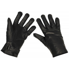 MFH Lederhandschuhe BW, schwarz