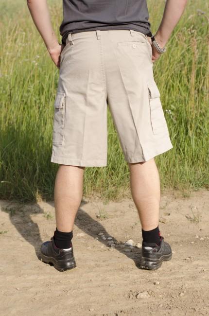 Mil-Tec Moleskin kurz Hose Prewash khaki