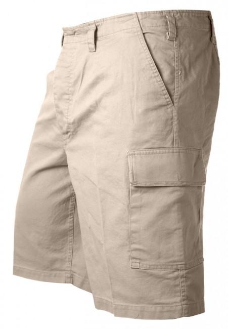 Mil-Tec Moleskin kurz Hose Prewash khaki