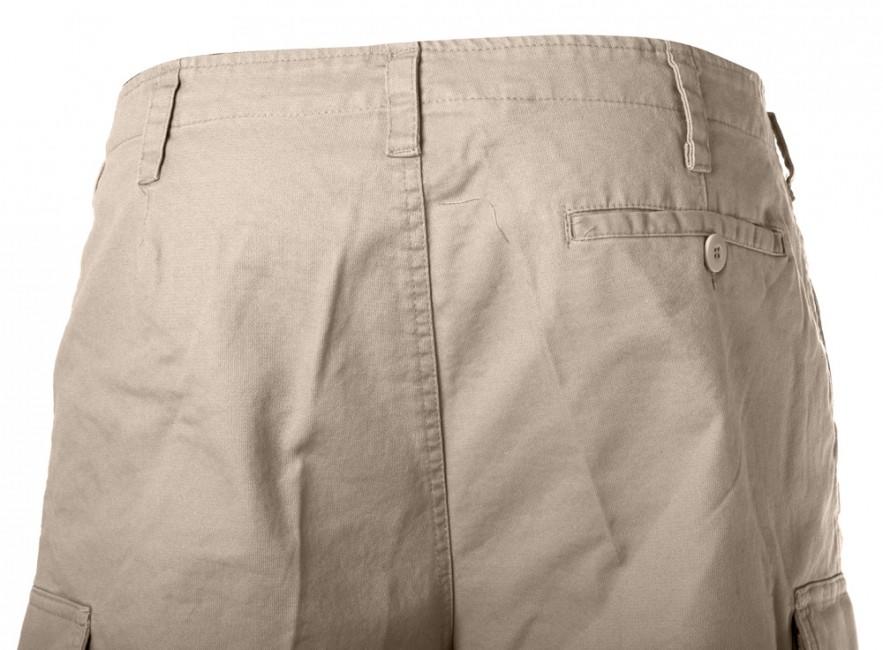 Mil-Tec Moleskin kurz Hose Prewash khaki