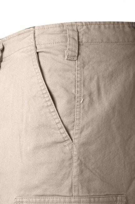 Mil-Tec Moleskin kurz Hose Prewash khaki