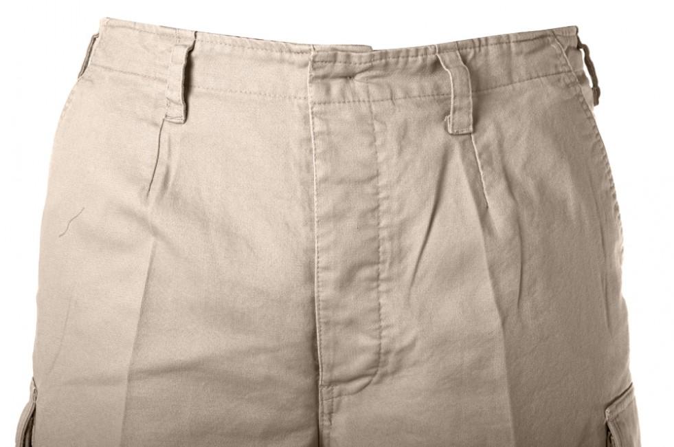 Mil-Tec Moleskin kurz Hose Prewash khaki