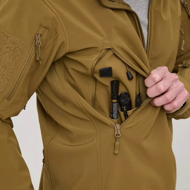 Helikon-Tex GUNFIGHTER Jacke – Haifischhaut, schwarz
