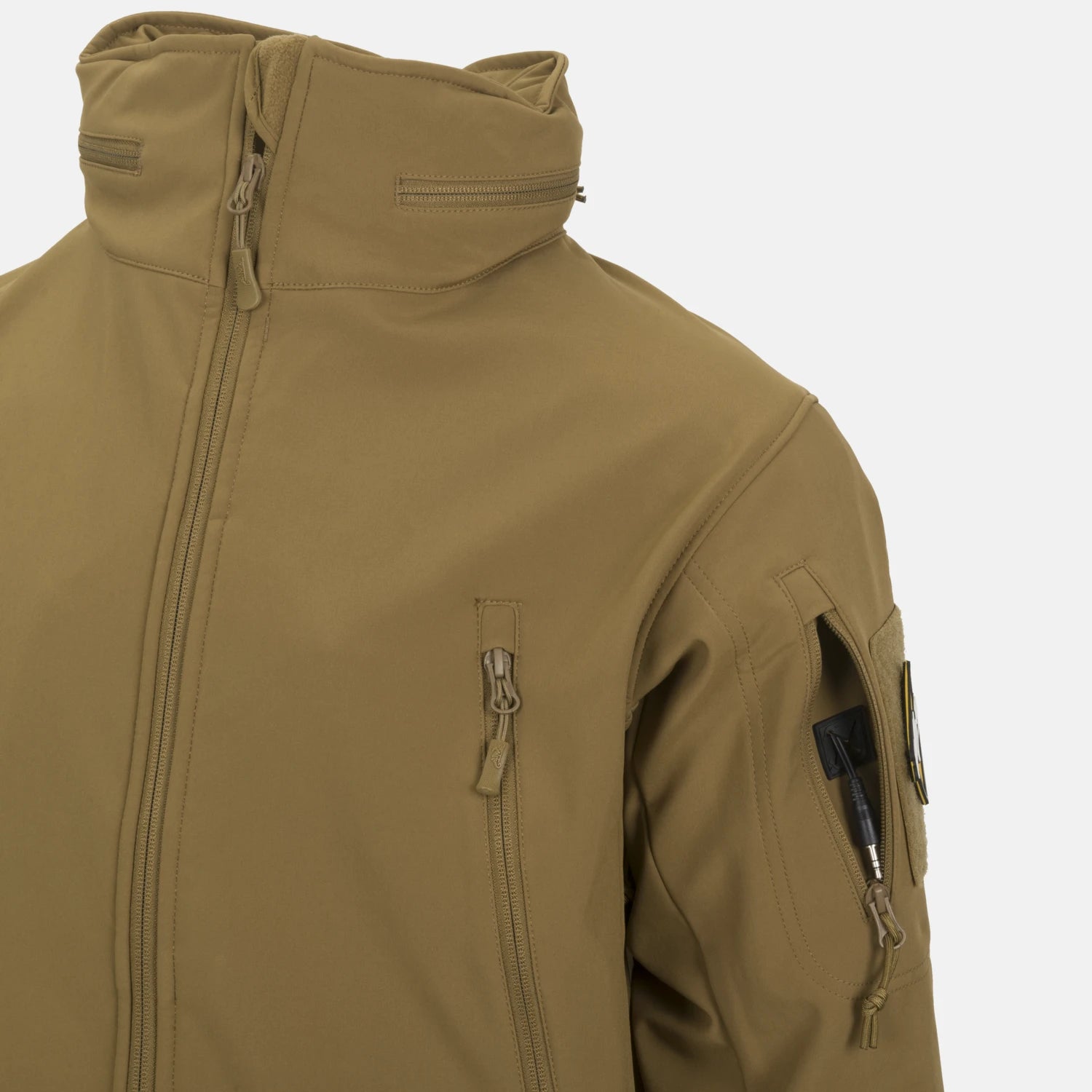 Helikon-Tex GUNFIGHTER bunda Shark Skin, Flecktarn – detail 7