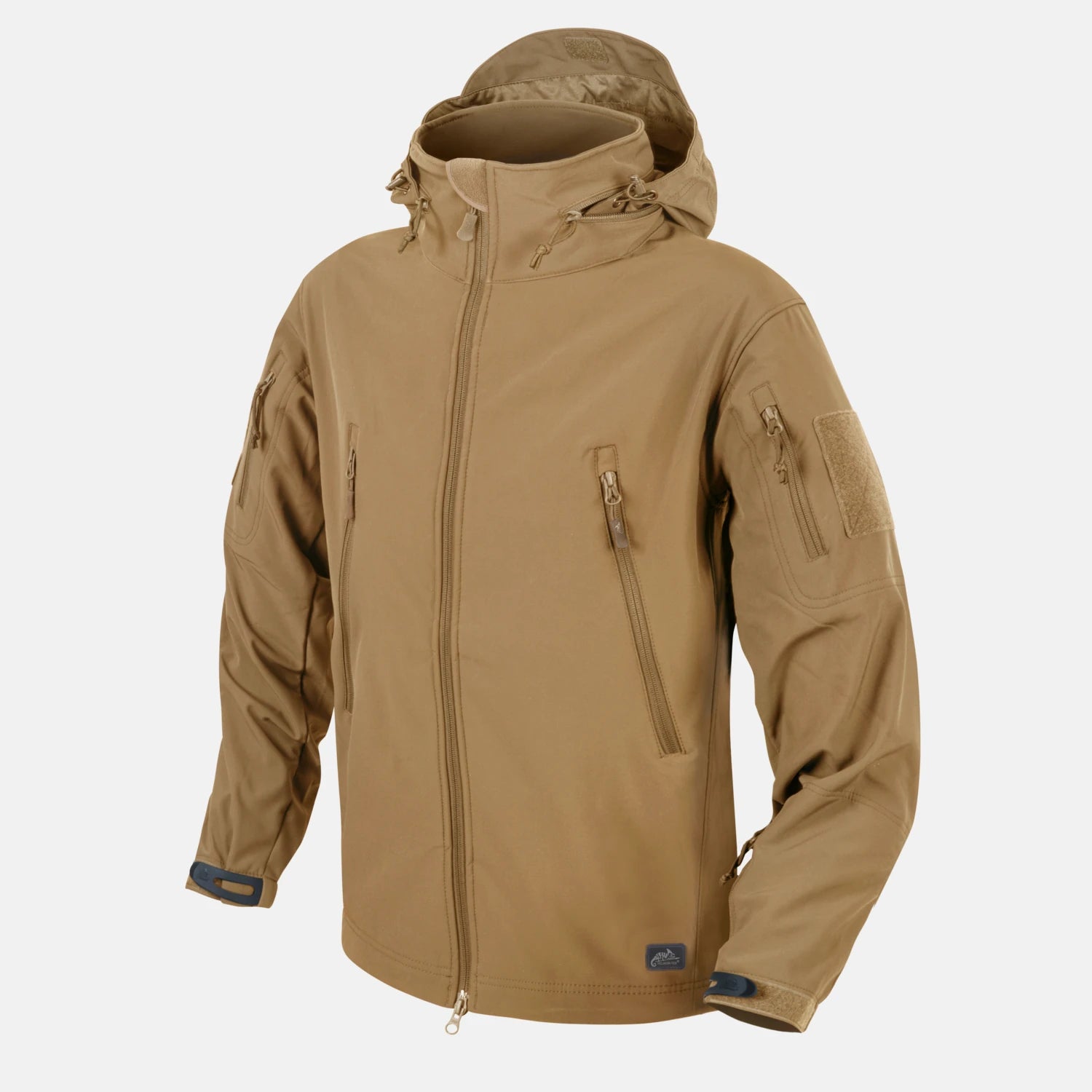 Helikon-Tex GUNFIGHTER bunda Shark Skin, Crimson Sky – kapucňa