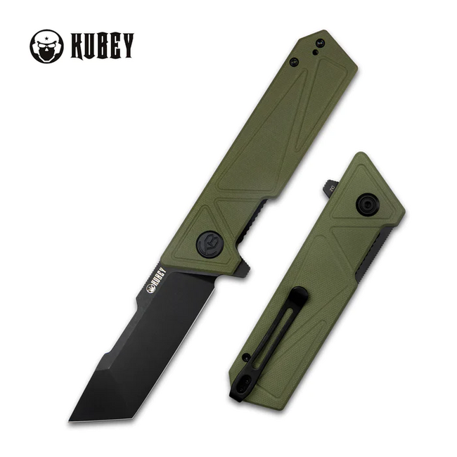 KUBEY Avenger Outdoor-schließmesser, grün