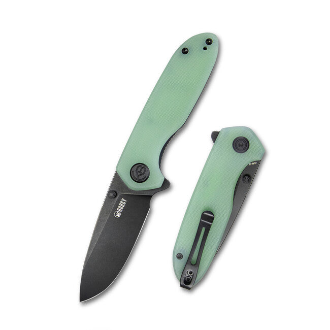 KUBEY Belus Jade & Schwarz Schließmesser
