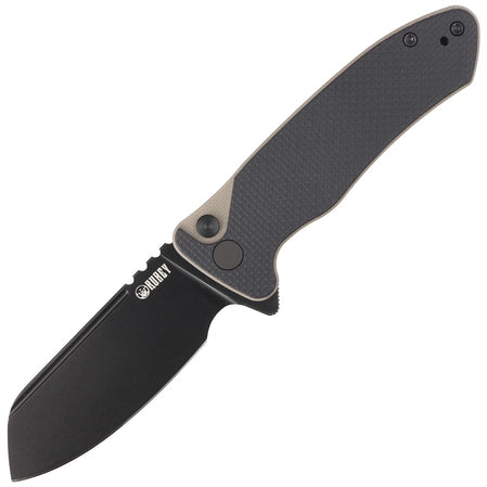 KUBEY Creon S Schließmesser - schwarz-braun G10