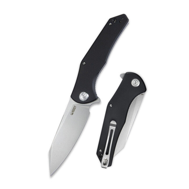 KUBEY Flash KUBEY-Messer Stahl AUS 10, schwarz