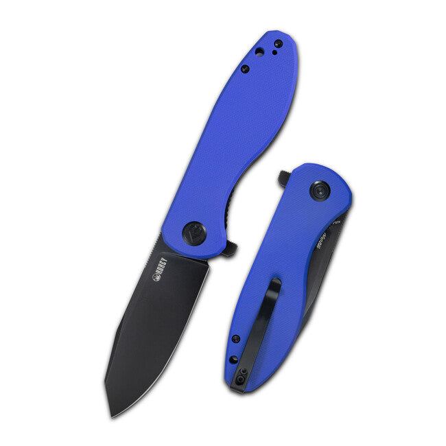 KUBEY Master Chief Blau & Schwarz Schließmesser