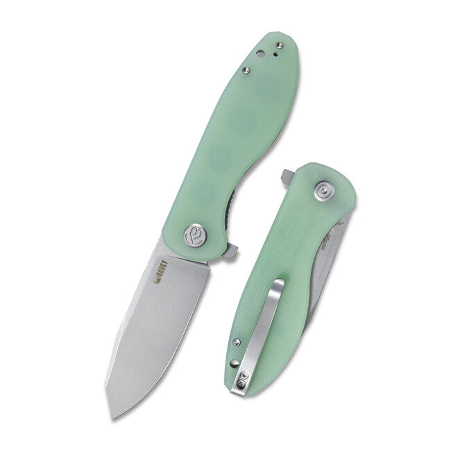 KUBEY Master Chief Jade G10 schließmesser