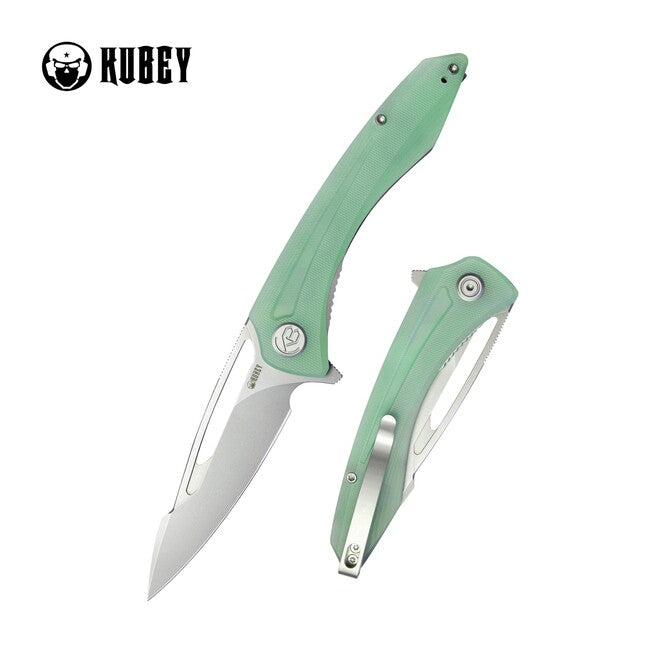 KUBEY Merced Jade G10 Schließmesser