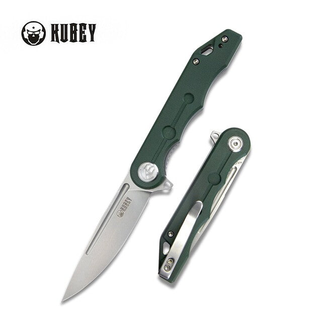 KUBEY Mizo Grün G10 Schließmesser