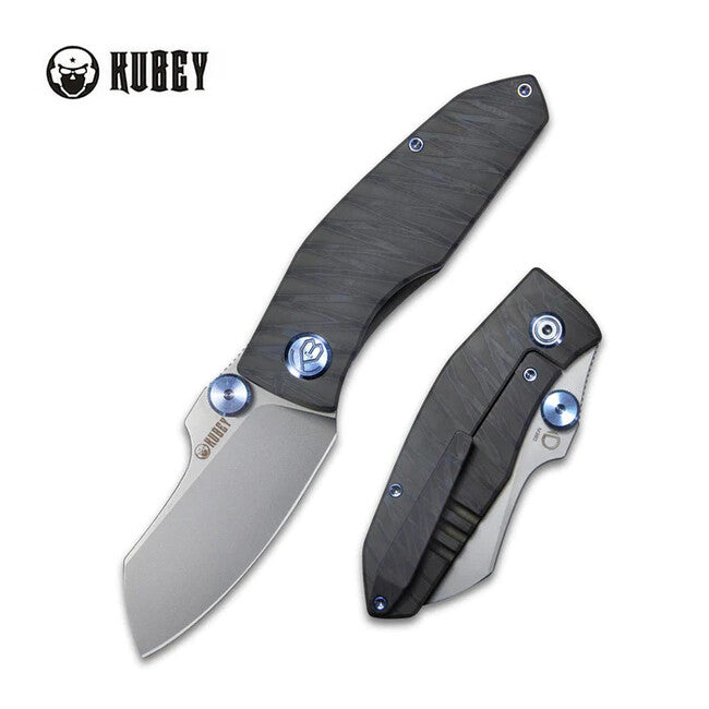 KUBEY Monsterdog Flame Titanium schließmesser