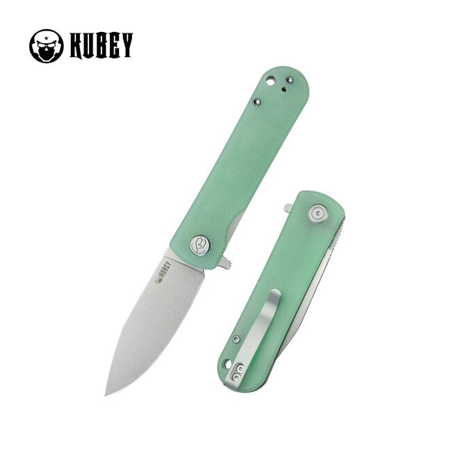 KUBEY NEO Outdoor Jade G10 Schließmesser