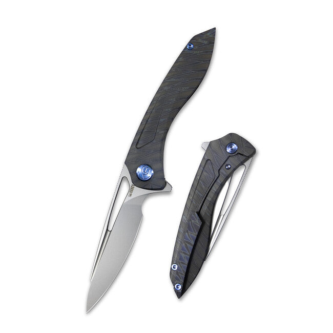 KUBEY Velocé Flame Titanium Schließmesser