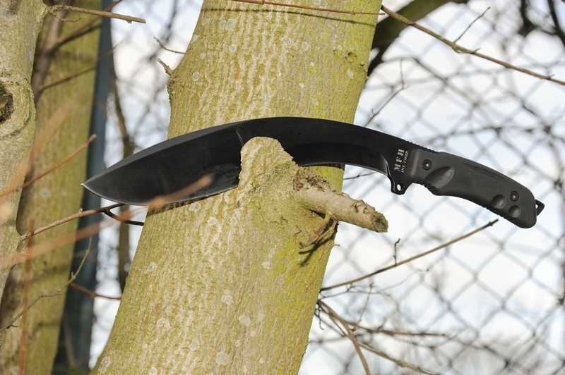 MFH Kukri Μαχαίρι με Θήκη, Μαύρο