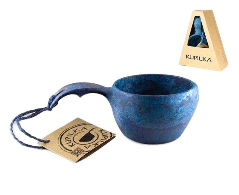 Kupilka 12 Junior Cup kinderbecher mit verpackung, blau