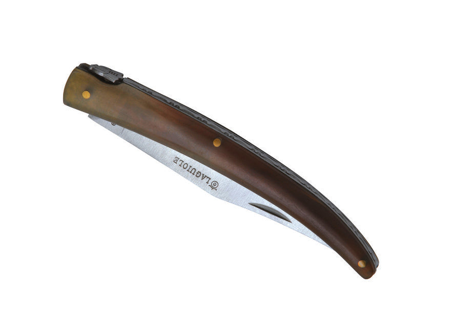 Laguiole DUB095 Caractere vreckovy Messer, cepel 10,5 cm, ocel 420, rukovät rohovina.