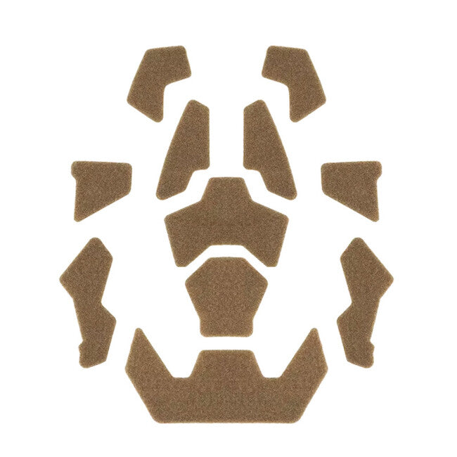 Leguon Klettverschluss-Set für Helm Patch, coyote