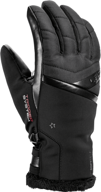 LEKI Snowfox 3D Women Winter Downhill handschuhe, schwarz