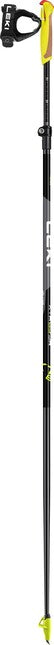 LEKI Lyziarske palice XTA 6.5 Vario Jr., cierno-bielo-neonovozlta, 125 - 145 cm
