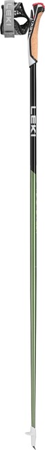 LEKI Flash Carbon Nordic Walking Stöcke, metallic grün-schwarz-neongelb