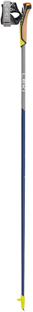 LEKI Speed Pacer Lite Nordic Walking stöcke, mitternachtsblau-dunkelmetallic-hellanthrazit-neongelb