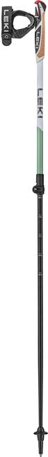 LEKI Spin Shark SL Nordic Walking Stöcke, weiß-rauchgrün-dunkelanthrazit, 100 - 130 cm