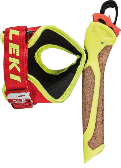 LEKI GripsNordic Shart FRT4 16,5 mm S-M-L, neongelb/braun