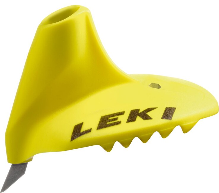 LEKI Super Race Vario Teller mit Spitze 9 mm, neon-gelb