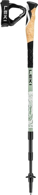 LEKI Cross Hike Carbon trekkingstöcke, neidgrün-weiß-schwarz, 100 - 135 cm
