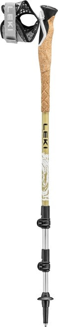 LEKI Cross Trail TA Trekkingstöcke, weiß-gold-braun-schwarz, 100 - 135 cm