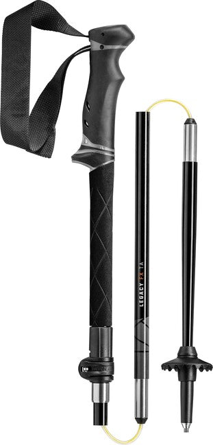 LEKI Legacy FX TA Trekkingstöcke silber-grau-hellrot-schwarz 110 - 130 cm
