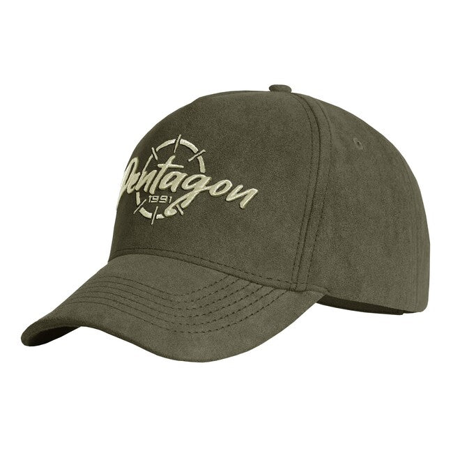 Pentagon Cap Liam Velvet, olive green