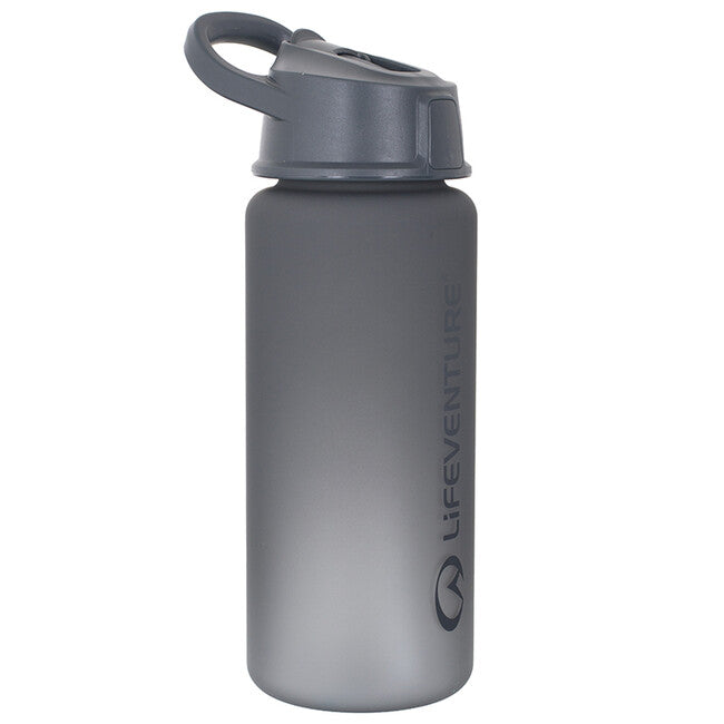Lifeventure Flip-Top Wasserflasche 750 ml, grau